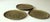 6 Design Solid Brass Coasters by Collini/Austria as a Set - Vintage From the 60s For Sale - Image 6 of 9