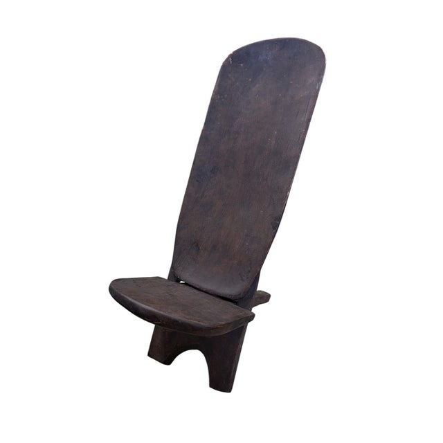 Small Kids Chair Senufo Stargazer Solid Wood Folding Chair Ivory Coast For Sale In New York - Image 6 of 7