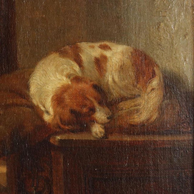 Augusto Friedrich Siegert, Figurative Scene, Oil on Canvas, Framed For Sale - Image 9 of 14