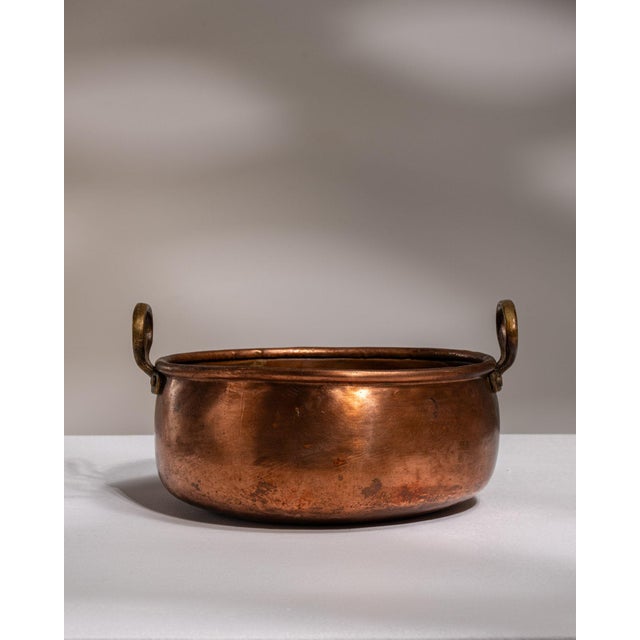 19th Century Belgium Terra Cotta Copper Serving Piece For Sale In Greensboro - Image 6 of 15