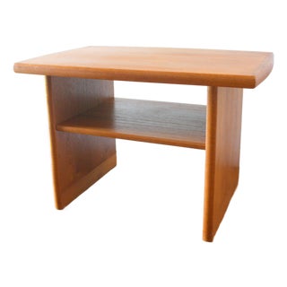 Mid Century Scandinavian Style Teak Side Table For Sale