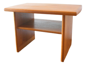 Mid Century Scandinavian Style Teak Side Table