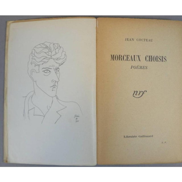 Jean Cocteau, poetry collection, 1932, Drawing For Sale - Image 3 of 5