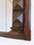 Spanish Revival Antique Spanish Revival Oak Wall Mirror With Geometric Carving For Sale - Image 3 of 11