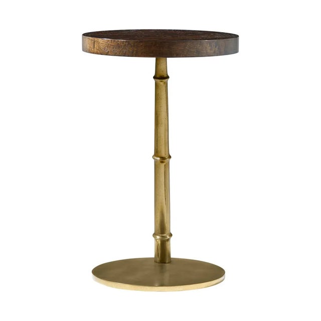 2020s Faux Bois Accent Table For Sale - Image 5 of 8