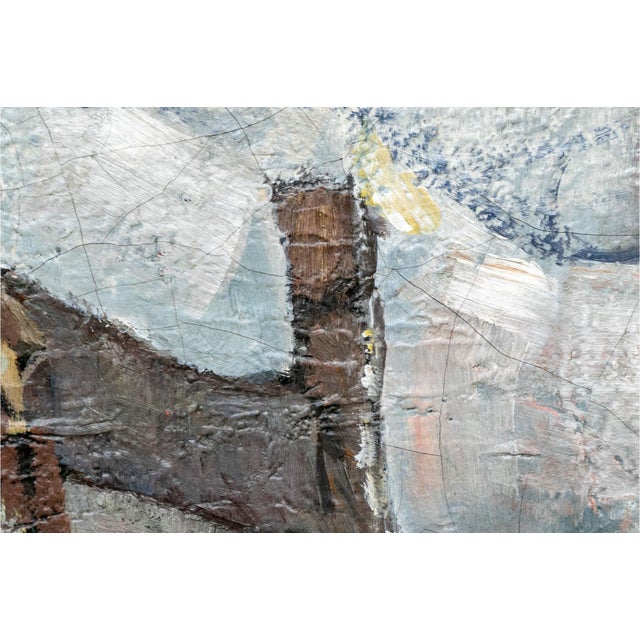 Early 20th Century Attributed to Gordon McCouch, Modernist Venetian Street Scene Oil Painting For Sale - Image 9 of 18