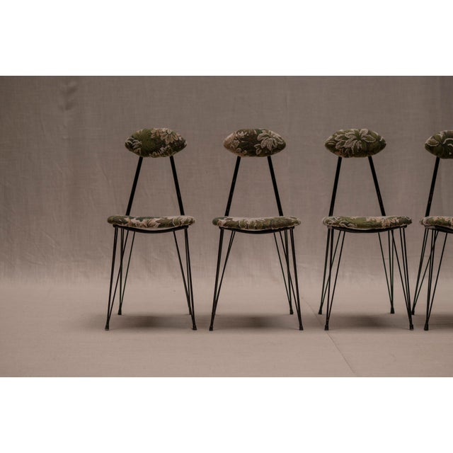 Metal Mid-Century Italian Dining Chairs, 1960s, Set of 4 For Sale - Image 7 of 18