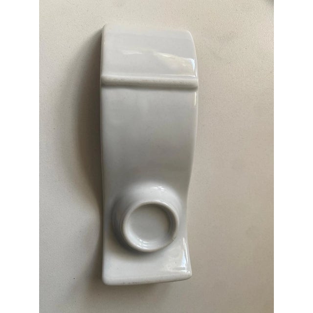 Portuguese Ceramic Espresso Cup & Tray Set - Souvenir From Portugal - Blue Tile For Sale - Image 10 of 10