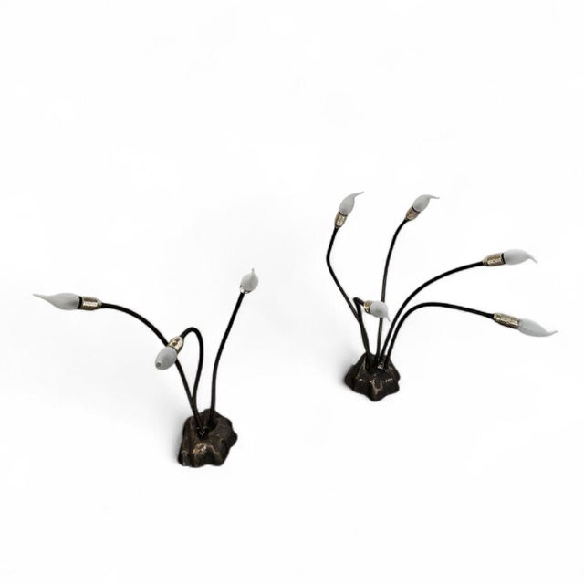 Tom Kater desk - ceiling / table lamps / 1980s / marked Height 67 Depth 20 Width 20 cm Up to 250V (Europe/UK Standard).The...