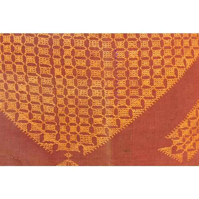 Early 21st Century Bita Antique Indian Folk Pillow For Sale - Image 5 of 9