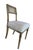 19th Century Pair of Antique Gustavian Style Open Back Chairs With Diamond Pattern Upholstery For Sale - Image 5 of 10