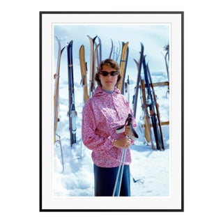 Toni Frissell 'Zermatt Ski Fashion' Archival Pigment Print Framed in Black For Sale