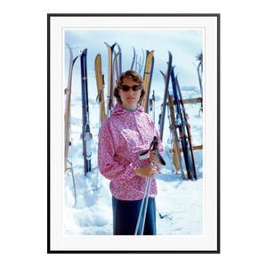 Toni Frissell 'Zermatt Ski Fashion' Archival Pigment Print Framed in Black