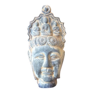Terra Cotta Buddha Head For Sale