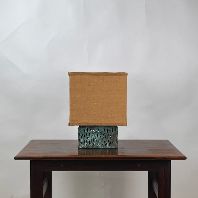 1960s Unique Welded and Patinated Bronze Lamp in the Style of Harry Bertoia For Sale In Los Angeles - Image 6 of 10