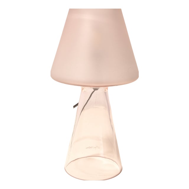 Eco Murano Glass Table Lamp by De Majo, 1970s For Sale