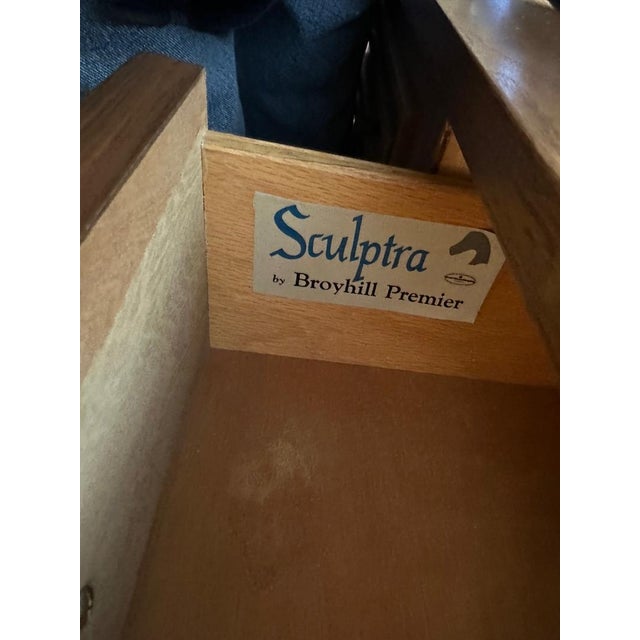 1960s Broyhill Sculptra Brooklyn Premiere Dresser W/Mirror (Not Shown) For Sale - Image 12 of 15