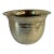 Vintage Hammered Brass Planter For Sale