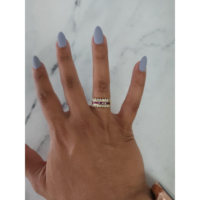 ♥ Product Summary ♥ Main Stone: Ruby & Diamond Approx. Total Carat Weight: 1.55cttw Diamond Color: H/I Diamond Clarity:...