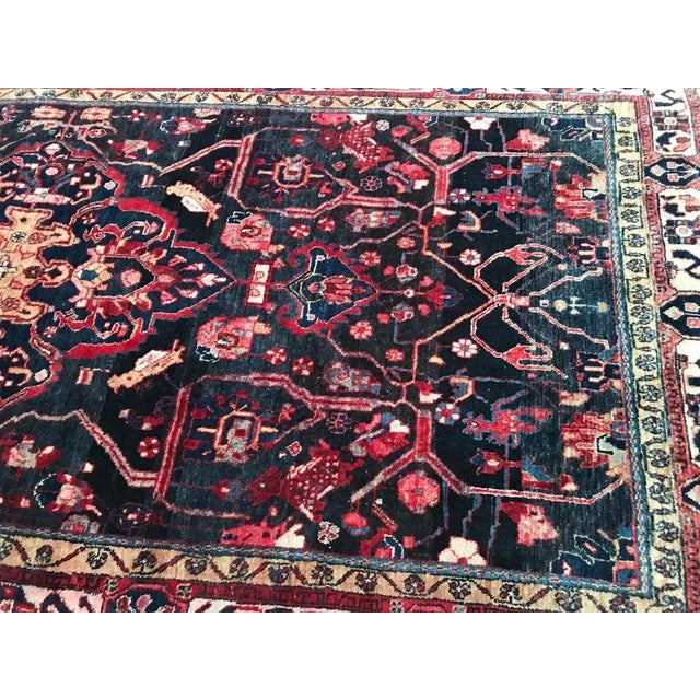 Rustic Mid-20th Century Kurdish Rug For Sale - Image 3 of 13