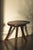 Chocolate Antique Primitive Farm Milking Stool, Mid 20th Century For Sale - Image 8 of 9