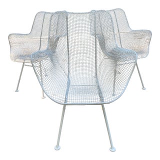Mid 20th Century Russell Woodard Sculptura Arm Chairs - Set of 3, Attributed For Sale