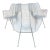 Mid 20th Century Russell Woodard Sculptura Arm Chairs - Set of 3, Attributed For Sale