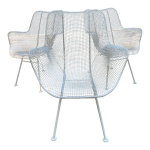 Woodard Sculptura Arm Chairs - Set of 3