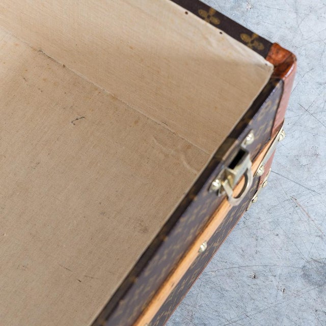 20th Century Cabin Trunk in Monogram Canvas from Louis Vuitton, France, 1930 For Sale - Image 13 of 18