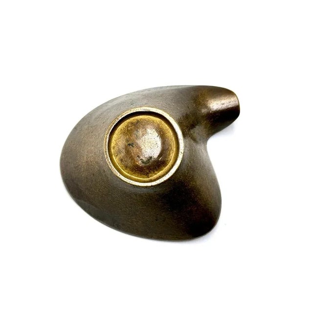 1950s Mid-Century Bronze Ashtray attributed to Carl Auböck, Austria, 1950s For Sale - Image 5 of 10