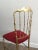 Brass and Red Velvet Chiavari Chair, circa 1940 For Sale - Image 6 of 13