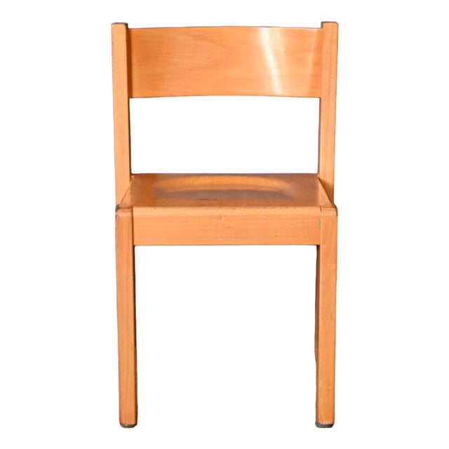 Vintage Scandinavian Childrens Chair in Wood For Sale