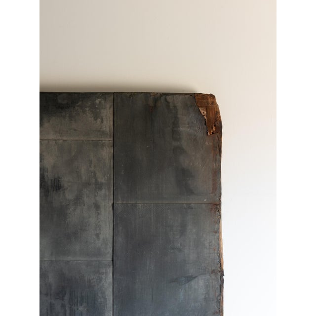 Japanese Antique Tin Door "Wall Decoration" 1860s-1900s / Wabi Sabi For Sale - Image 11 of 14