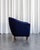 Italian Art Deco Lounge Chair in Fabric For Sale - Image 3 of 6