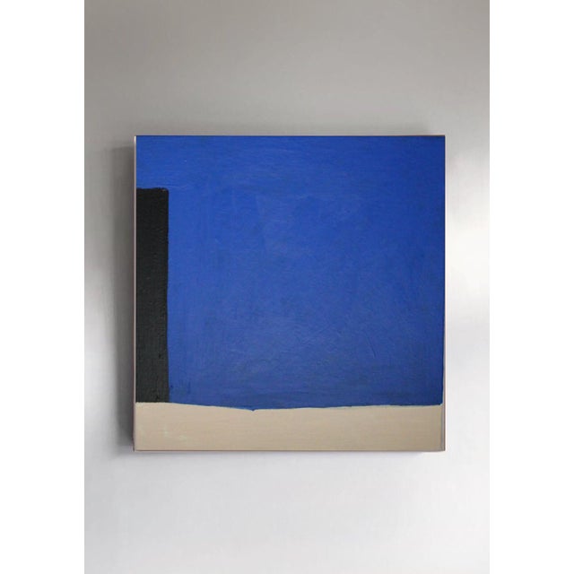 Bodasca, Abstract Trio in Cobalt Blue, 2025, Acrylic on Canvas For Sale - Image 10 of 10