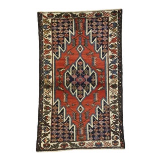 Antique Persian Mazlaghan Hamadan Rug, 03'01 X 05'01 For Sale