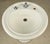 Art Deco Vintage Art Deco 24 In. Fluted White Ceramic Pedestal Sink For Sale - Image 3 of 11