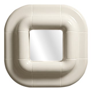 Lolo Mirror in Off-White by Tilecito For Sale