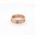 Metal Cartier "Love" Ring With Three Diamonds in 18k Rose Gold - Size 7.5 For Sale - Image 7 of 8
