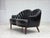 Scandinavian Sofa in Black Furniture Leather, 1960s For Sale - Image 10 of 18