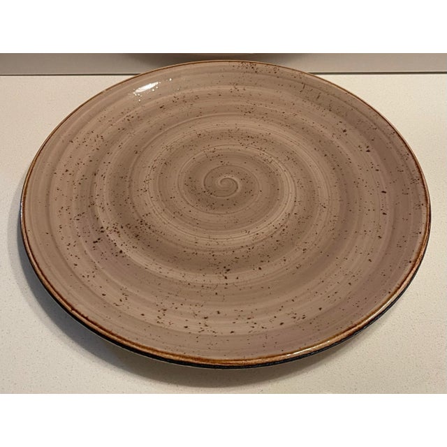 Late 20th Century Steelite Performance Coupe Craft Porcini Dinner Plate, England For Sale - Image 10 of 10