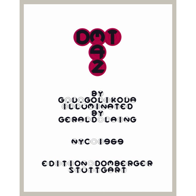 1969 Serigraph by Gerald Laing "D M T 42" Print 17 For Sale - Image 4 of 5