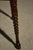 Brown Antique Victorian Tiger Oak Parlor Side Table 2 Tier Eastlake Carved Spool Leg For Sale - Image 8 of 8
