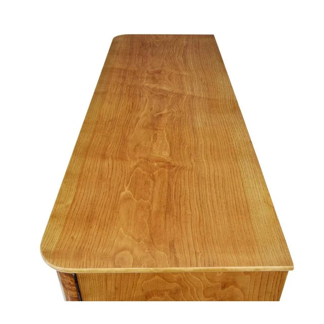 20th Century Swedish Burr Elm Cabinet For Sale - Image 3 of 12