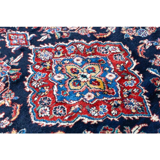 Middle Eastern Hand-Knotted Hamedan Rug For Sale - Image 10 of 14
