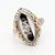 Art Deco 14k Gold, Diamond, Seed Pearl, Rock Crystal, and Onyx Filigree Cocktail Ring For Sale - Image 9 of 11