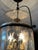 Modern Chapman & Myers for Visual Comfort Signature Lorford Smoke Bell Lantern in Aged Iron With Mercury Glass - Small For Sale - Image 3 of 7