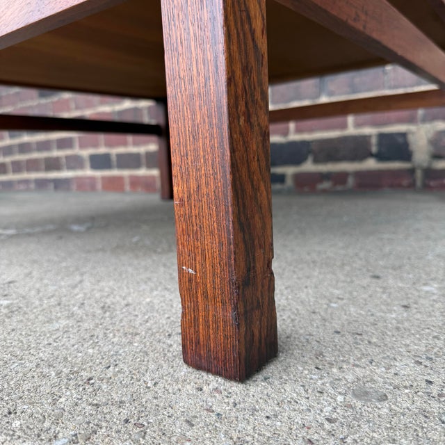 Tue Poulson Square Tile Top Coffee Table For Sale - Image 10 of 12