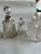 Vintage Collection of Miniature Glass Perfume Bottles With Silver Accents- Set of 6 For Sale In Atlanta - Image 6 of 11