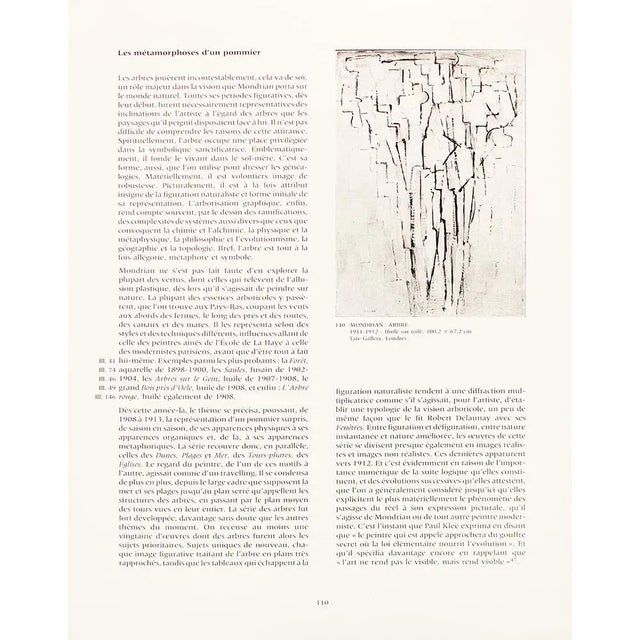 1991 After Piet Mondrian "Composition No 2", Full-Color Parisian Print For Sale In Dallas - Image 6 of 8